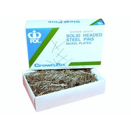 Szpilki krawieckie niklowane o długości 13mm w opakowaniu 0,5 kg
