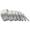Tasiemka brokatowa 50 mm - 23 m Srebrna
