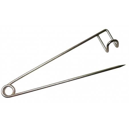 DUŻE AGRAFKI NIKLOWANE 12 cm OZDOBNE