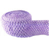Guma TUTU ażurowa kolor fioletowy