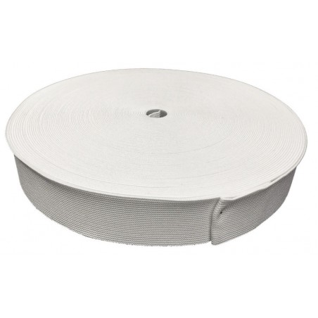 Guma 30mm - 25m Biała 