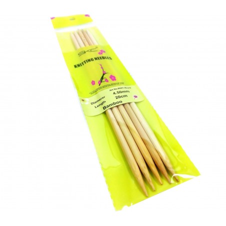 5 DRUTÓW do SKARPET BAMBUSOWE 5 szt. - 4,5 mm