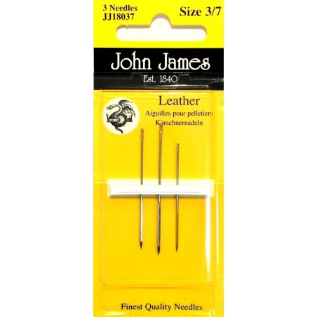 Igły Ręczne z Ostrzem do Szycia Skóry JJ18037