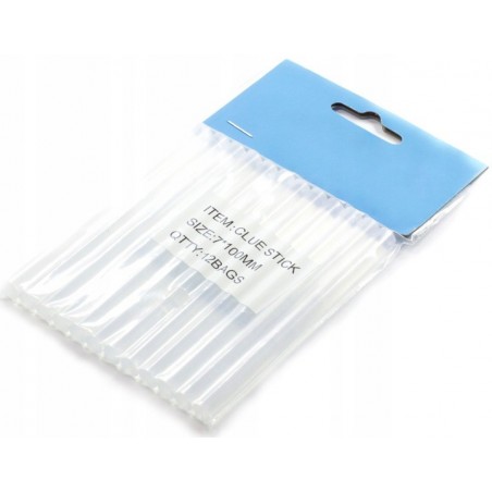 KLEJ do PISTOLETU na GORĄCO Laski : 7 mm x 12szt