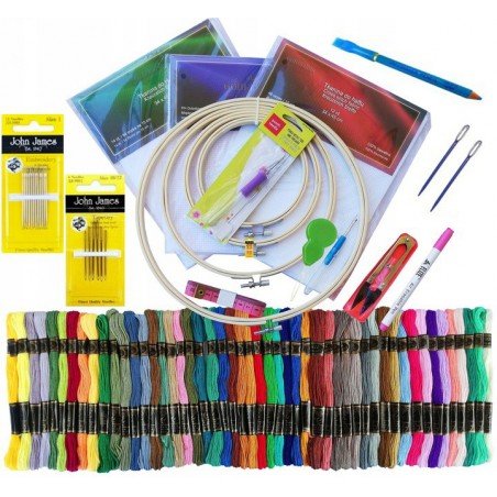 Zestaw DIY do Haftowania Wyszywania Woolcomb