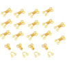 HAFTKI 12 + 10 mm Zapięcia do Przyszycia ZŁOTE