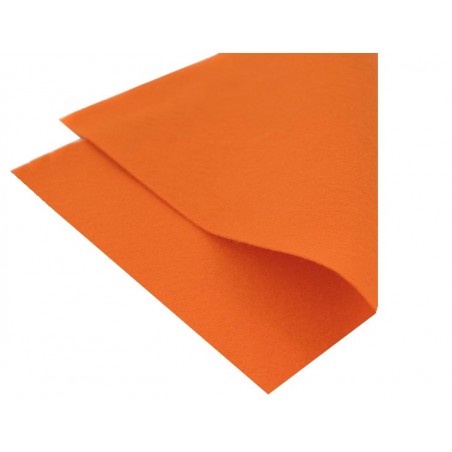 Filc30x40cm  / 1mm Miękki pomarańczowy Orange