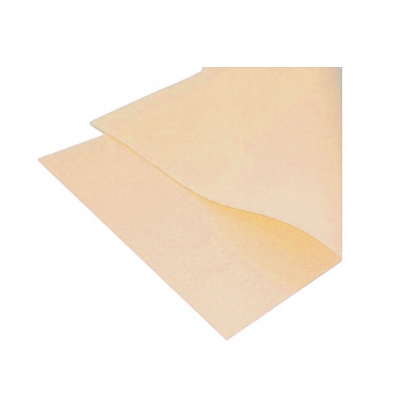 Filc 30x40cm / 1mm Miękki Morelowy