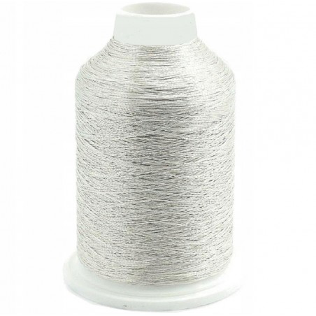 Nici Metalizowane Ręczne Maszynowe do Haftu Srebrne