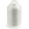 Nici Metalizowane Ręczne Maszynowe do Haftu Srebrne