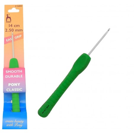 Szydełko Pony z ERGONOMICZNĄ RĄCZKĄ Easy Grip 4,5 mm