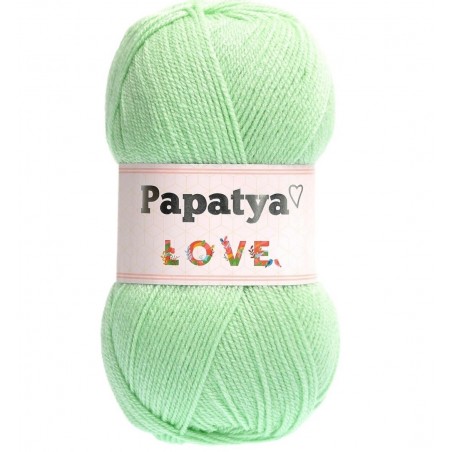 Włóczka Papatya Love 100 gr. 360m - Jasno ZIELONY PISTACJOWY 6530
