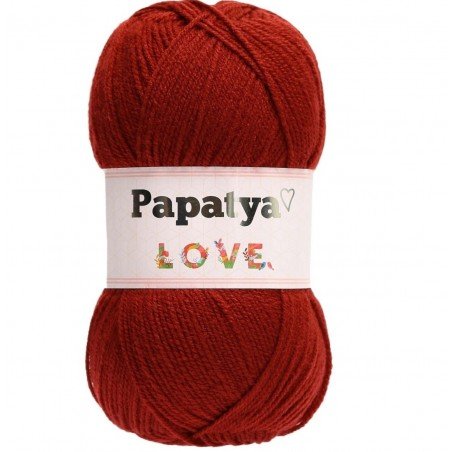 Włóczka Papatya Love Delikatna MIękka 100 gr. 360m BORDOWA 3250