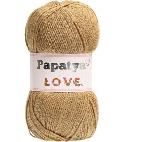 Włóczka Papatya Love Delikatna MIękka 100 gr. 360m BEŻOWA 9170