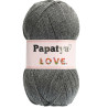 Włóczka Papatya Love Delikatna MIękka 100 gr. 360m - CiEMNO SZARA 2180