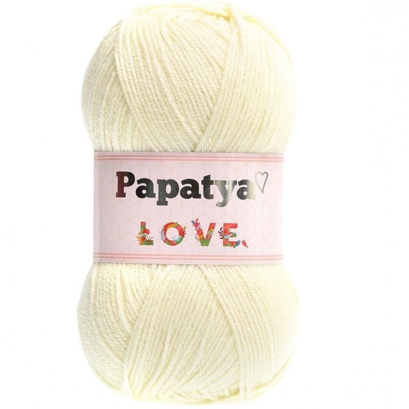 Włóczka Papatya Love Delikatna MIękka 100 gr. 360m - ECRI 1930