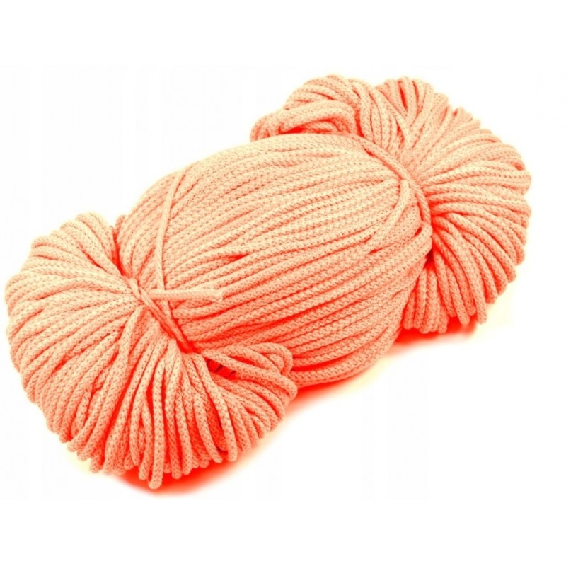 Sznurek Poliestrowy Ładny Pleciony 2mm 100m NEONOWY BLADY RÓŻ 06