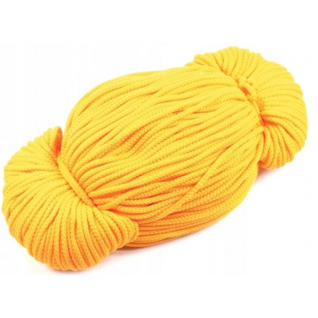 Sznurek Poliestrowy Ładny Pleciony 2mm 100m ŻÓŁTY 05