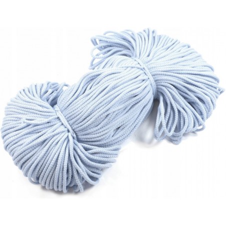 Sznurek Poliestrowy Pleciony na Torebki 2mm 100m BŁĘKITNY 014