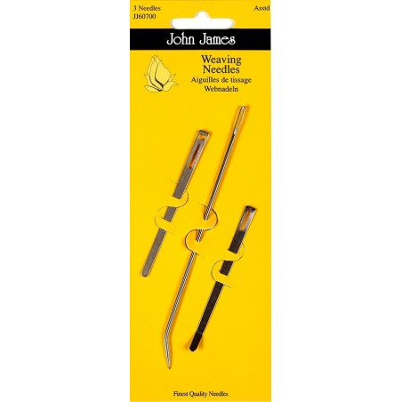 3 igły  do szycia gumką, do sztywnych tkanin typu rafia oraz do szycia tasiemkami JJ60700