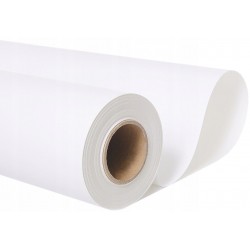 Flizelina  biała z klejem bardzo gruba " tekturka "  , 100 gram/m2 - 1mb