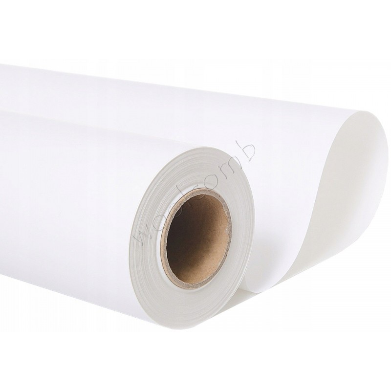 Flizelina  biała z klejem bardzo gruba " tekturka "  , 100 gram/m2 - 1mb