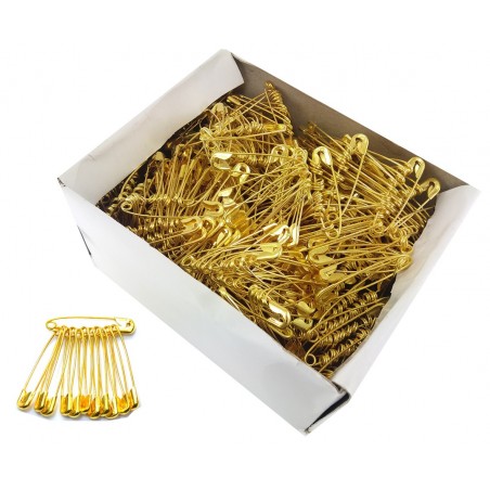 Agrafki złote  31mm a'864