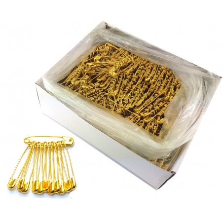 Agrafki złote 43mm a'432 szt
