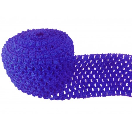 Guma TUTU ażurowa kolor chabrowy